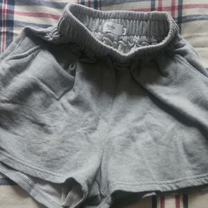 Frankie Shop Cotton Gray Lounge Shorts